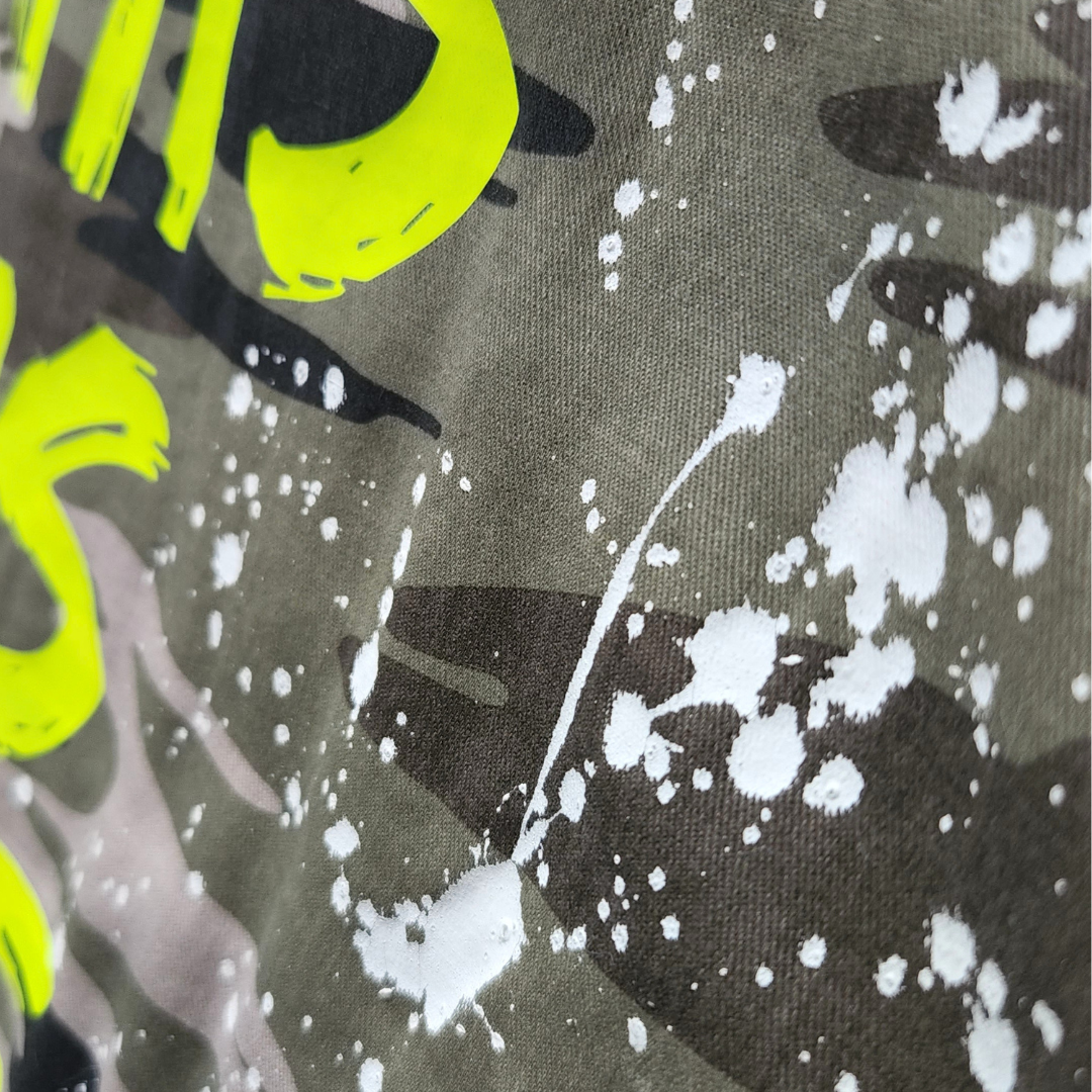 WHITE SPLASH CAMOUFLAGE JACKET - WOMEN SIZE M