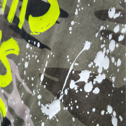 WHITE SPLASH CAMOUFLAGE JACKET - WOMEN SIZE M